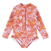 Maillot UV Fleurs Retro 3-24mois