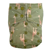 Large Elastic Cloth Diaper 10-35lb -Giraffe