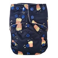 Large Elastic Cloth Diaper 8-35lb- Popcorn