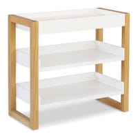 Nantucket Changing Table - Warm White / Honey