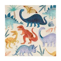 Grandes Serviettes (16) - Royaume Des Dinosaures