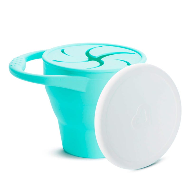 Munchkin C’est Silicone!™ Snack Catcher with Lid - Mint