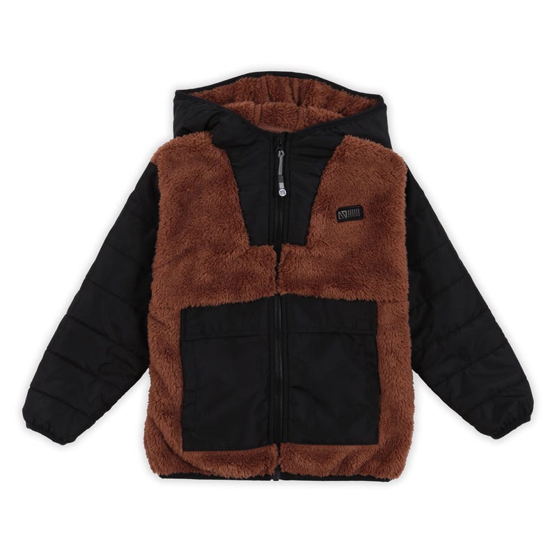 Sherpa Hooded Jacket 7-10y