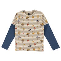 T-Shirt Raglan Champignon 2-8ans