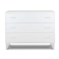 Caravaggio 3 Drawers Chest - White