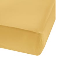 Drap Contour pour Lit de Bébé - Bambou Curry