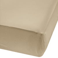 Crib Bambou Fitted Sheet - Taupe