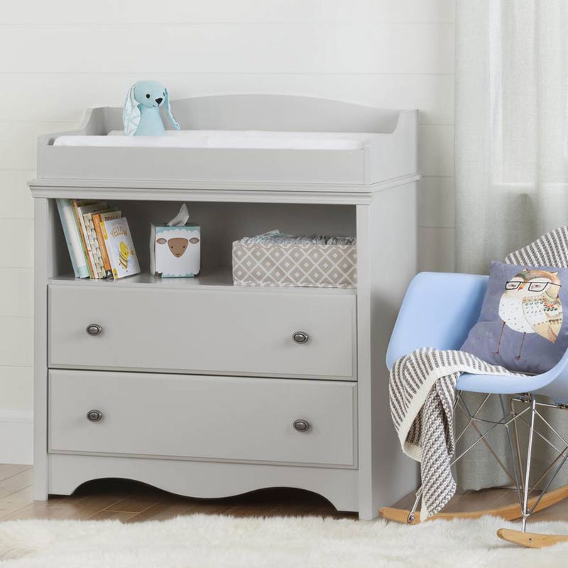 South Shore Furnitures Changing Table Angel - Soft Gray