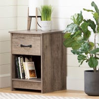 1-Drawer Nightstand - Tassio Weathered Oak