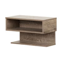 Floating Nightstand - Sazena Weathered Oak
