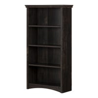 4-Shelf Bookcase - Gascony Rubbed Black