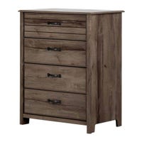 Commode 4 Tiroirs Asten - Chêne