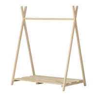 Garde-robe Ouverte Scandinave pour Enfants Sweedi - Pin Naturel