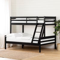 Solid Wood Bunk Beds - Induzy Matte Black