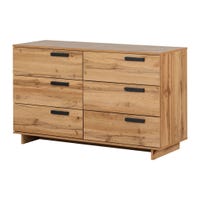 Commode Double 6 Tiroirs - Cavalleri Chêne nordique