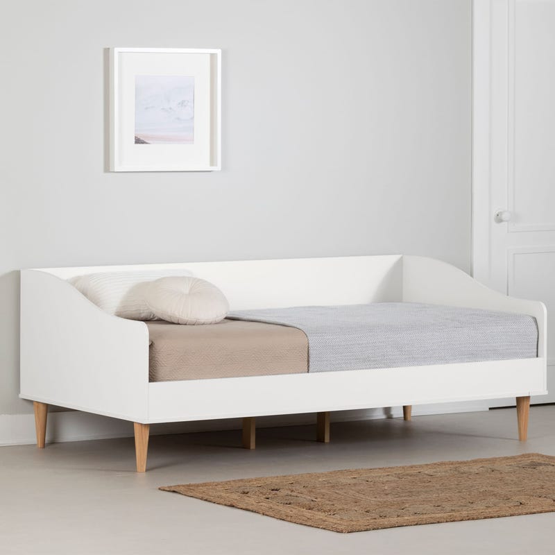 South Shore Furnitures Daybed - Cotton Candy Pure White