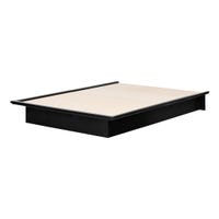 Double Platform Bed - Step One Black