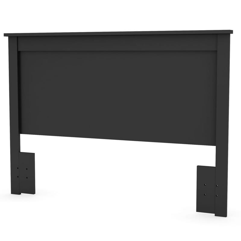 South Shore Furnitures Vito Double Headboard - Pure Black