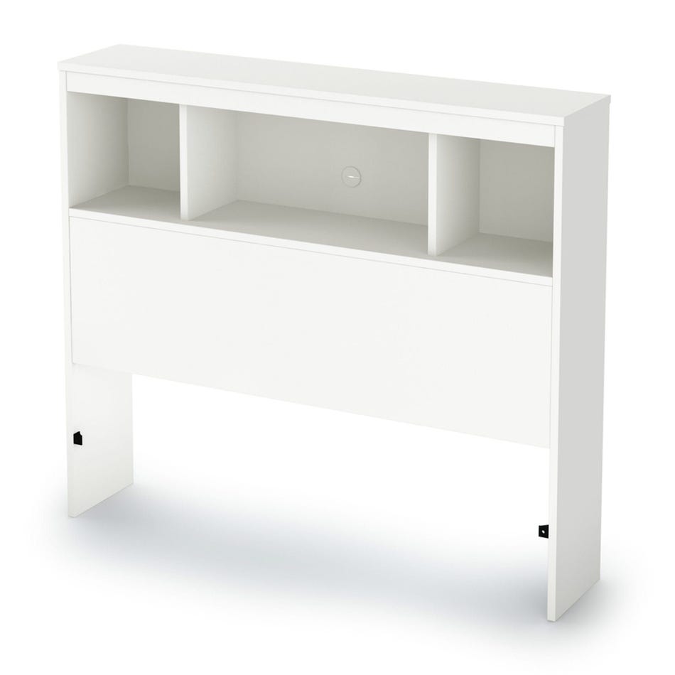 South Shore Furnitures Spark Twin Bookcase Headboard - Pure White
