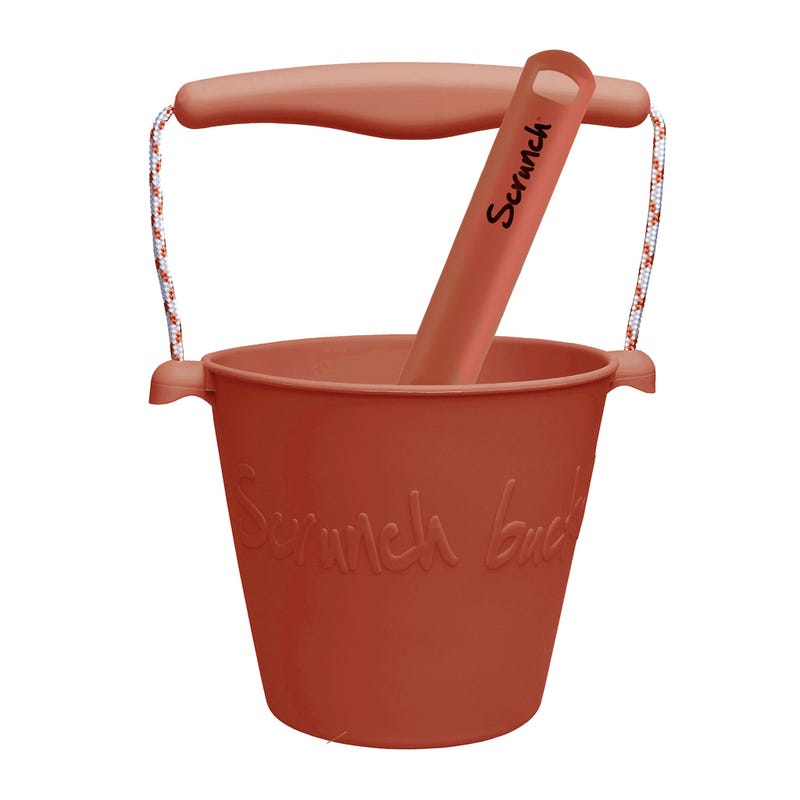 Scrunch Bucket and Spade - Rust