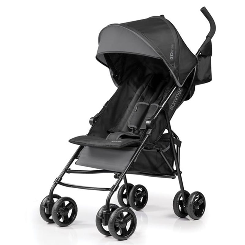 Summer Infant  Summer 3D Mini Convenience Stroller - Gray / Black