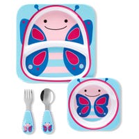 Zoo Mealtime Gift Set - Butterfly