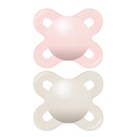 Newborn Anatomical Pacifier Matte Set of 2 - Pink 