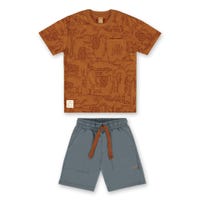 Ensemble de 2 Pièces Imprimée Croco 2-8ans