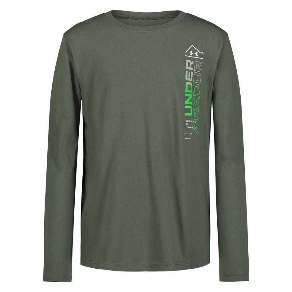 UA Gradient Banner Long Sleeves Olive