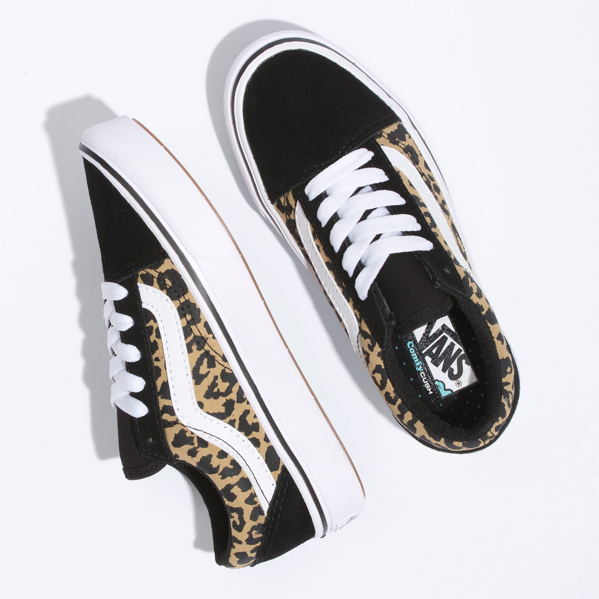 vans comfycush old skool leopard