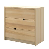 Sydney 3 Drawers Chest - Natural 