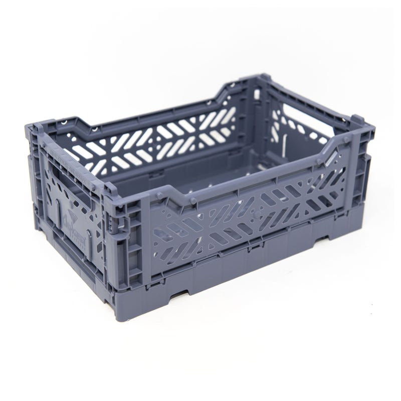 Mini Folding Crate - Cobalt Blue