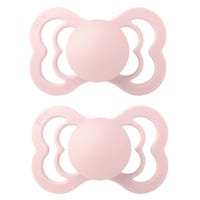Suce Symétrique Supreme Silicone 6-18mois Paquet de 2 - Blossom (Grandeur 2)