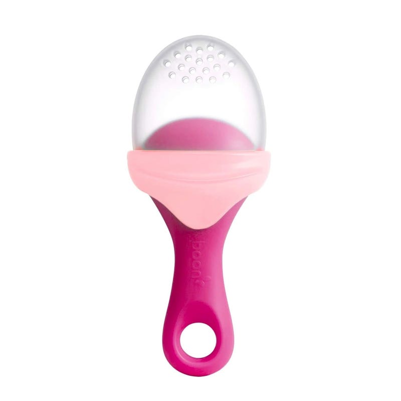 Boon Tétine Alimentaire en Silicone Pulp - Rose