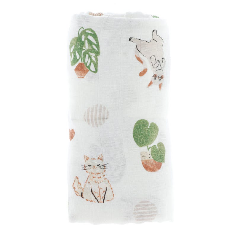 Muslin Blanket Bamboo - Cat