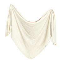 Rib Knit Blanket - Moonstone