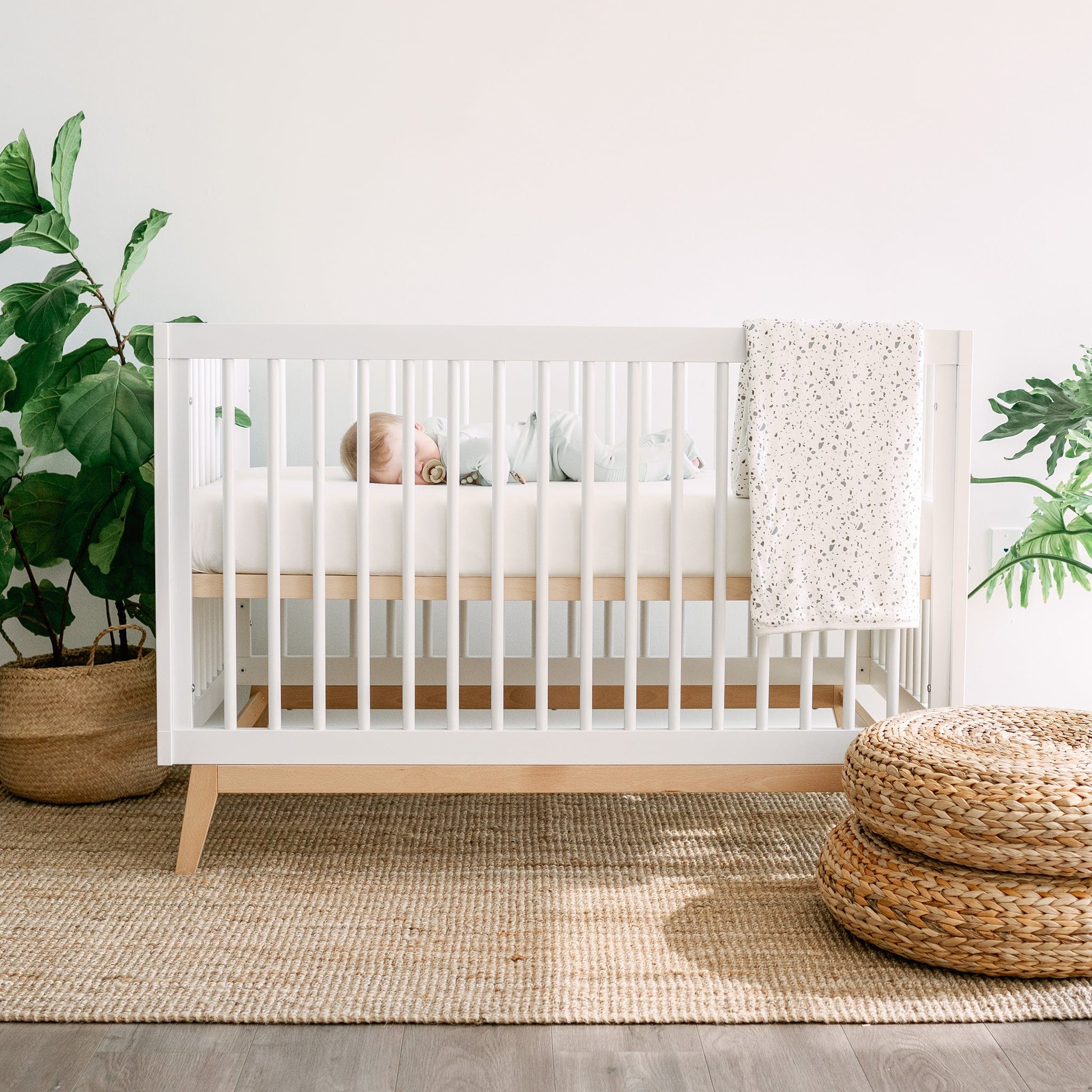 White natural cot hotsell