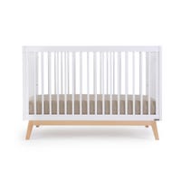 Soho 3-in-1 Convertible Crib - White / Natural
