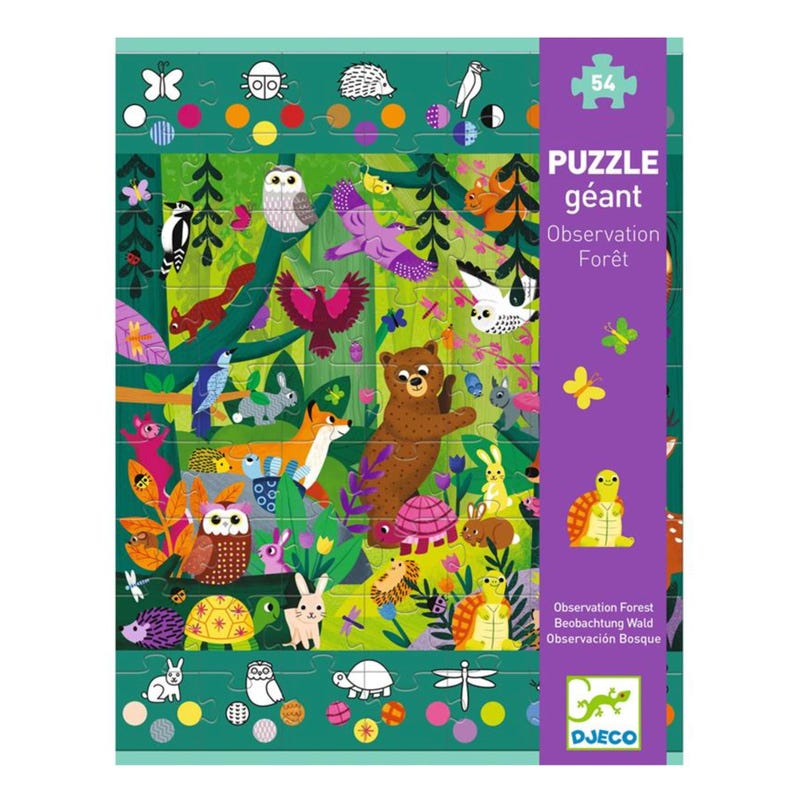 Djeco Giant Puzzle - Observation forest