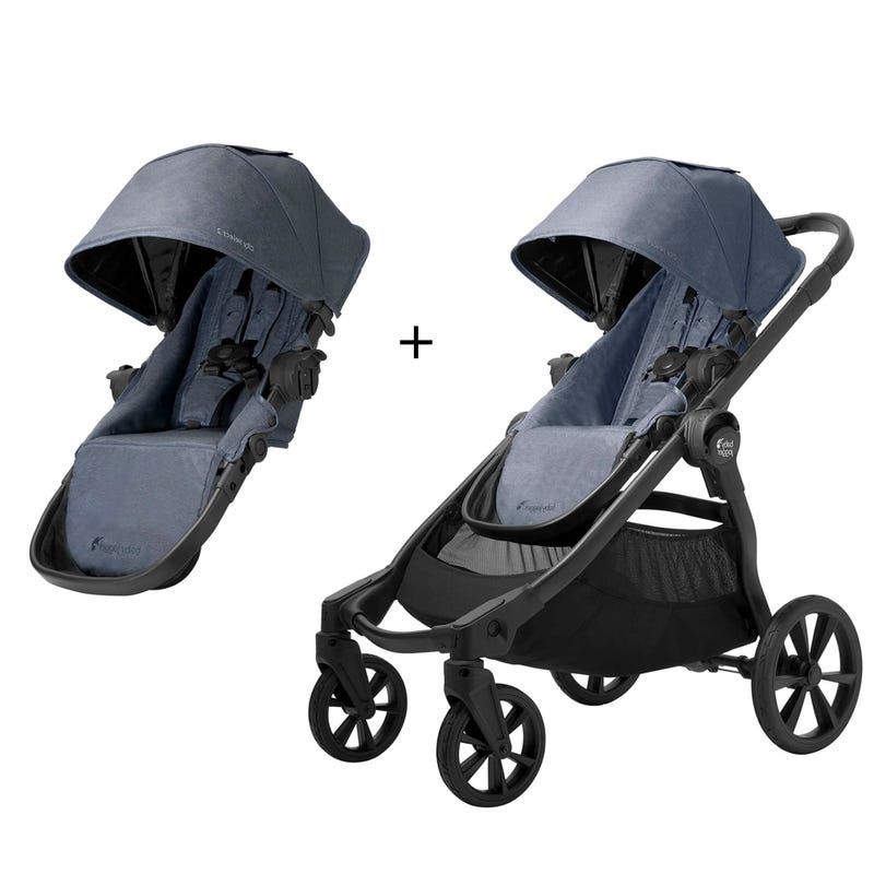 Baby Jogger City Select2 Double Stroller - Blue