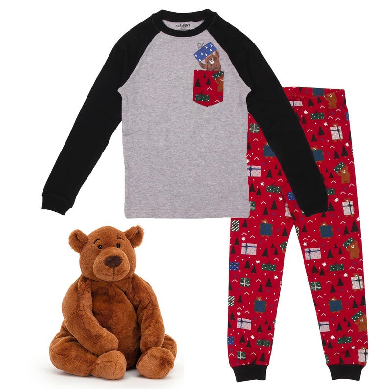 Pyjama Ours + Peluche Ours 