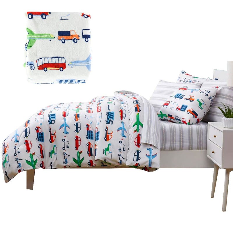 Comforter + Sheet Set + Blanket Twin OR Double- Transport