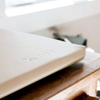Vegan Leather Changing Mat - White Cream