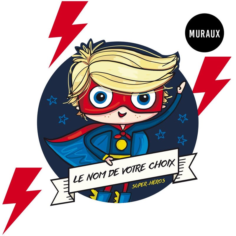 Wall Stickers - Cosmic Superhero