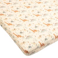 Drap Contour pour Lit de Bébé - Mousseline Bambou Baby Dinomite