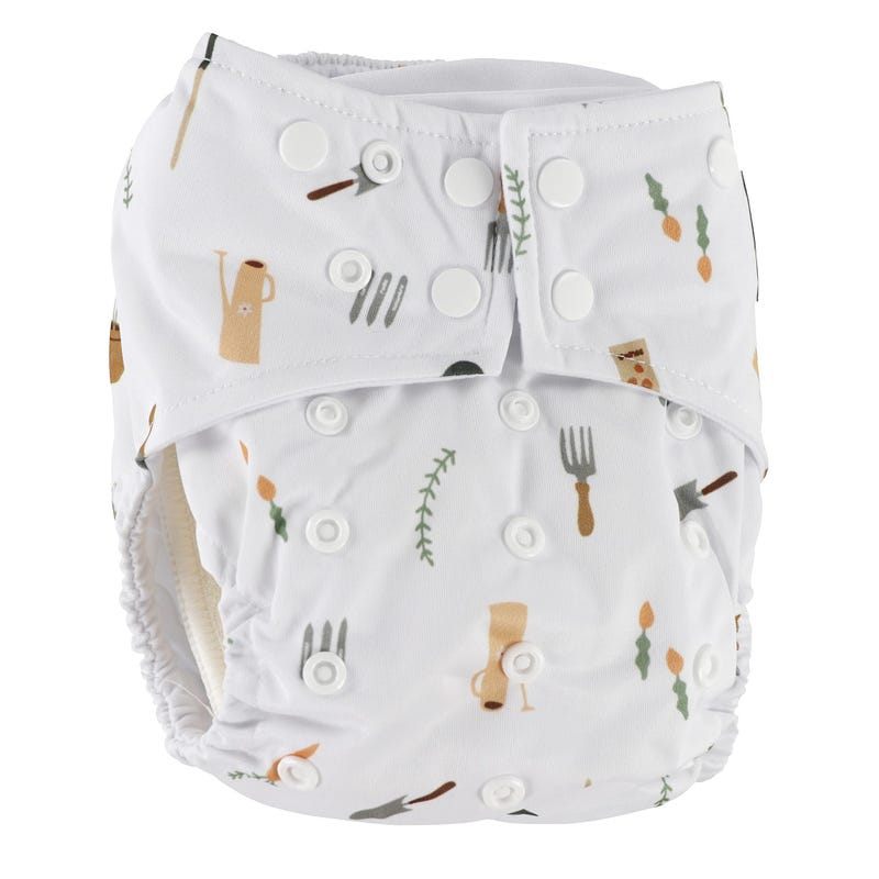 La Petite Ourse Cloth Diaper 10-35lb - Garden 