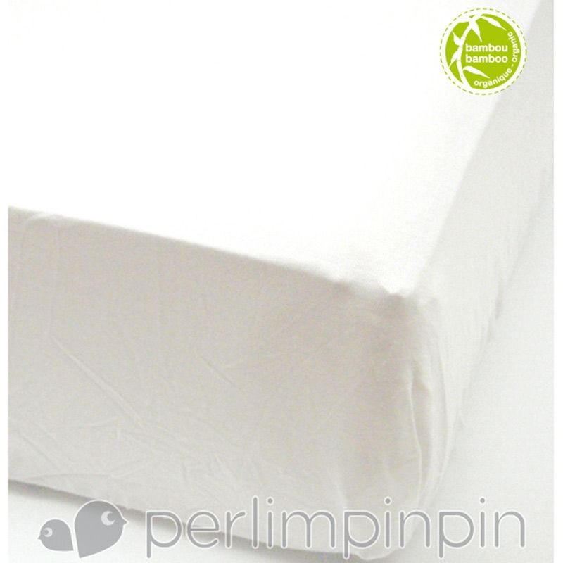 Perlimpinpin Bamboo Fitted Sheet for Baby - Ivory 