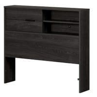 Tête de Lit Simple Avec Rangement Fynn - Chêne Gris