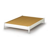 Step One Double Platform Bed - Pure White