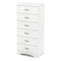 Step One 6-drawer lingerie chest - Pure White